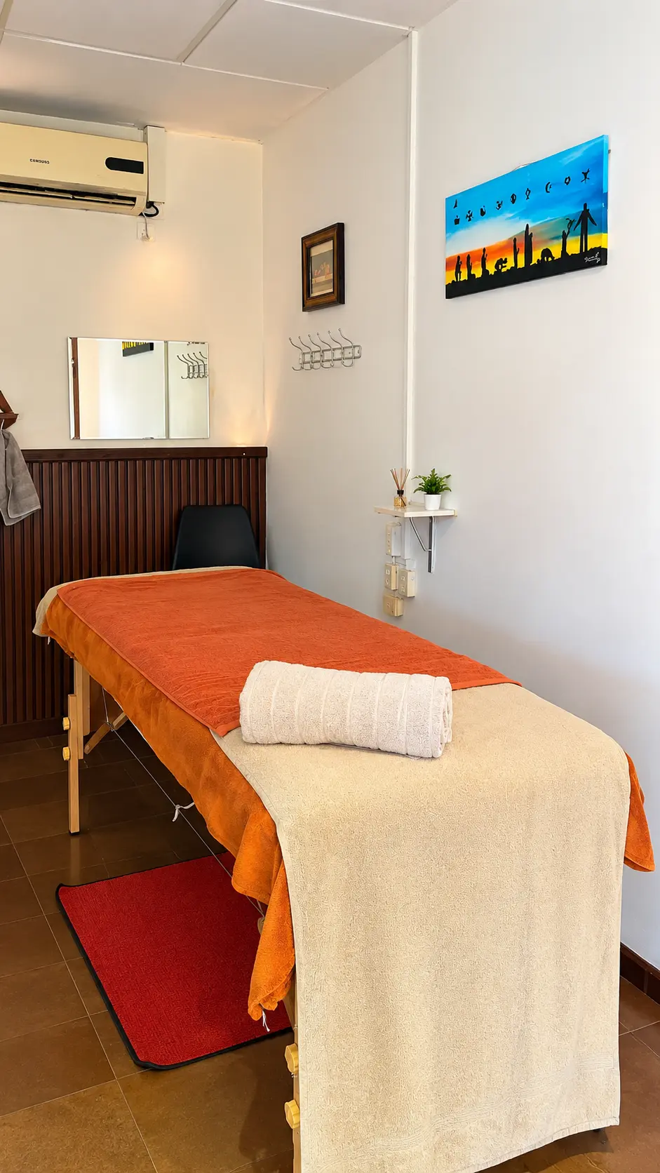 Quiet private treatment room